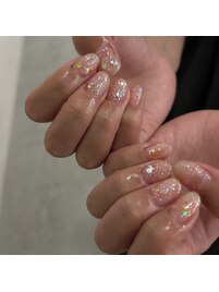 クリアデザイン/ラメ/ホログラム