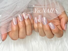 オーロラandパールネイル