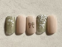 霞草×春カラー