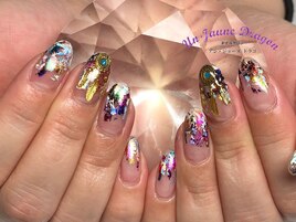 カラフル☆ホイルネイル