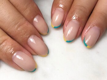 オーラリー ネイル アート メゾン(ORRERY nail art maison)/ハンド / Wカラーライン