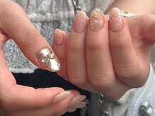 ファンクションネイルズ 表参道 原宿(FUNCTION NAILS)/ミラー/リボン