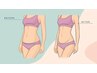 【お腹集中!!】リンパ60分＋お腹キャビテーション＋お腹部分スリム