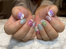 シエル アンド ネイル ココカラ(Le ciel&Nail kokokara)の雰囲気（＊個性的なアートもお任せ◎＊）