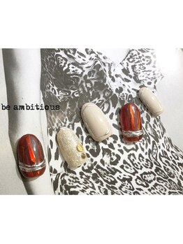 ネイルサロンアンドスクール ビーアンビシャス(be ambitious)/9月マンスリー