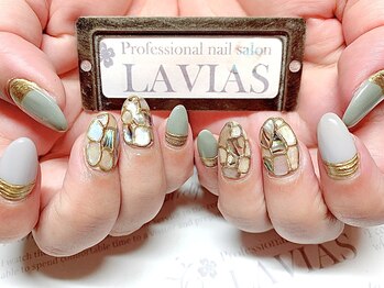 プロフェッショナル ネイルサロン ラヴィアス(LAVIAS)/【ジェル】10本アートし放題