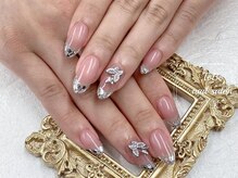 ネイルサロン トゥービー 御徒町上野(To Be)/ガラスフレンチ5980円