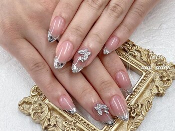 ネイルサロン トゥービー 御徒町上野(To Be)/ガラスフレンチ5980円