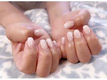 ベースあり白グラデーション