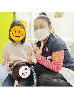 かおりビューティサロン/すっかりスタッフにも慣れて…