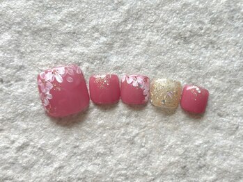 ラテネイル(Latte Nail)/Flower Design