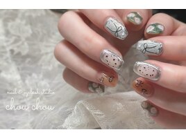 ニュアンス手書きネイル