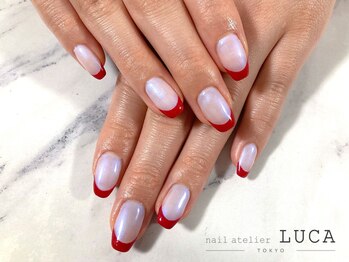 ネイルアトリエルカ(nail atelier LUCA)/R-83 個性派フレンチネイル