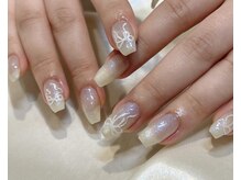 ララアンジュ(LaLa-Ange)/リボンシールネイル 