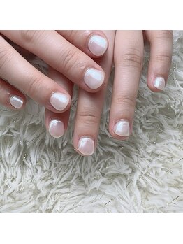 アートネイル ギャラリー(Art nail Gallery)/ちゅるんミラーワンカラーネイル