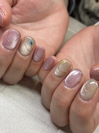 押し花ネイル