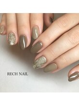 レッシュネイル サロンアンドスクール(RECH NAIL salon&school)/ゴールドフラワー