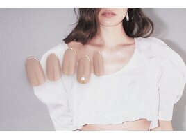 ラメフレンチネイル