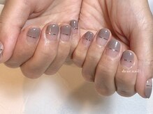 ディアネイル(dear.nail)/まっすぐフレンチ★