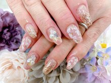 ディーネイル 天王寺(D-nail)/【小山】コンテスト2番お花art