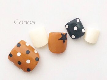コノア(conoa)/ドットハロウィンネイル