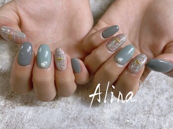 エリナネイルサロン池袋(Alina Nail Salon)/ツイードネイル
