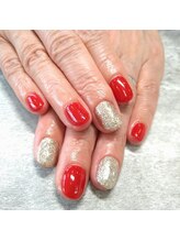 リンネ(Rinne)/RED×ラメ