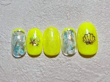 ネイルビート(NAIL BEAT)/イエローフレンチネイル