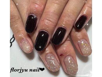 フロージュ ネイル(florjyu nail)/2色カラーnail