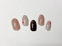 ネイルサロンアンドスクール アイビー(IVY)/ハートのワンポイント♪