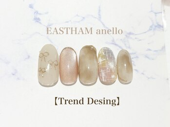 イーストハムアネーロネイル(EAST HAM anello nail)/9・10月定額シンプルデザイン