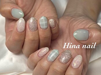 ヒナネイル 心斎橋(Hina nail)/チェックネイル