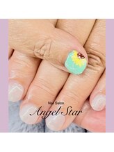 エンジェルスター(Angel Star)/ひまわりネイル♪