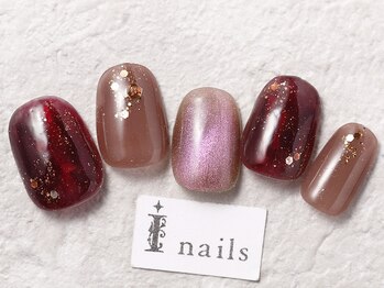 アイネイルズ 渋谷店(I nails)/ボルドーマグネット￥9480[渋谷]