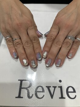 レビー(Revie)/縦グラ+ガラスフレンチ