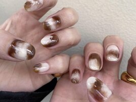 カフェオレネイル