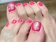 ネイルセッション(nail session)の写真/サンダルから魅せるお洒落を♪"親指アートコース¥9400～"長年の経験で培った技術&デザイン力で足元から彩る