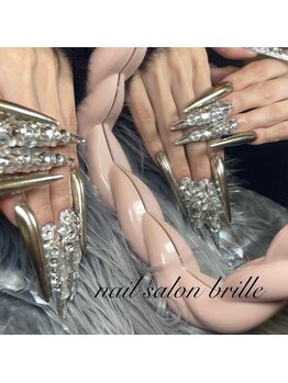 エスフィーネイルサロン ブリーユ(Esfy nailsalon Brille)/ギラギラロングネイル