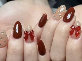 冬ネイル・クリスマス