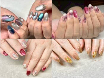 アンドエム(&M)の写真/ナチュラル~華やかまでデザイン豊富◎初めての方にもおすすめ!定額デザイン¥6600/¥7700/¥8800/¥9900/¥11000