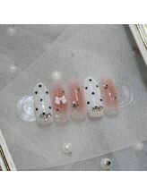 ケソン ネイル スタジオ(qeson nail studio)/フレンチガーリー定額デザイン