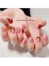 アンドクラッシィ(&classy.)/チョコレートネイル