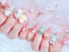 ３Dネイル×キャラクター