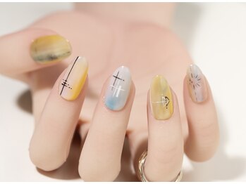 エムスラッシュ ソル センター南(M.SLASH SOL)/春のニュアンスネイル