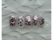 ネイルルーム エルナ(nail room ELNA)/アシンメトリーデザインA￥7400