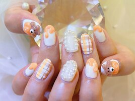 3D キャラクターくまネイル