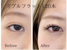 エイト(eight)の雰囲気（ナチュラルな束間が表現できるダブルフラット　）