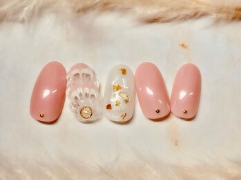 パラジェルプレミアムサロン ｎｅｗｉ ｎａｉｌ 銀座【7/1 NEW OPEN】/黒大理石ネイル