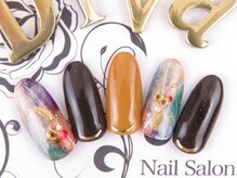 ネイルサロン ディーバ ギンザ(Nail salon Diva GINZA)/秋冬 フェザーネイル 8500