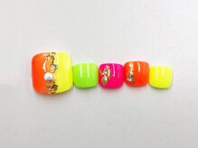 エトワール 中川中島店(Etoile)/カラフルフットネイル